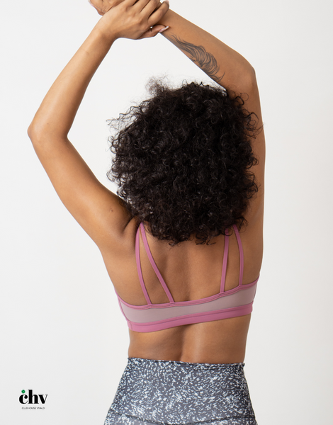 SerenityFlex Sports Bra - Dusty Magenta