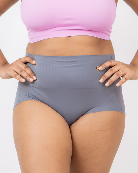 Flint Gray - Second Skin High Waist Shaper