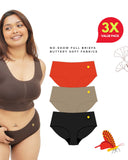 3X Seamless Full Briefs - Assorted