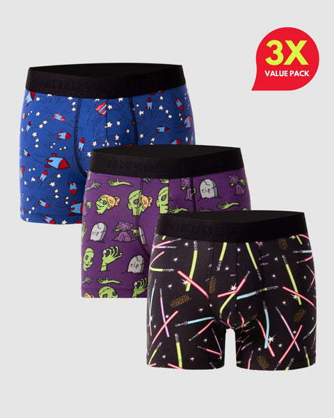 3X Mens Boxer Briefs - Bundle 01