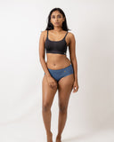 Cerulean Blue - Raw cut Seamless Full Brief