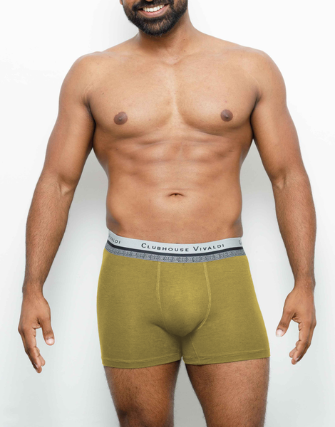 Army Green - Super Soft Long Leg Boxer Brief