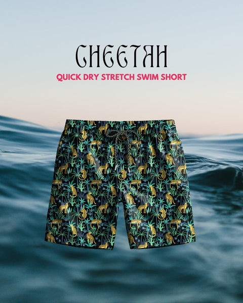 Cheetah Quick Dry Swim Short