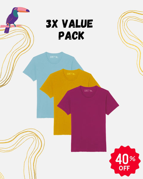 3X Tee Value Pack - Unisex