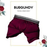 BURGUNDY - Super Soft Long Leg Boxer Brief