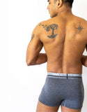 Ultimate Finesse Soft Boxer Brief - Charcoal